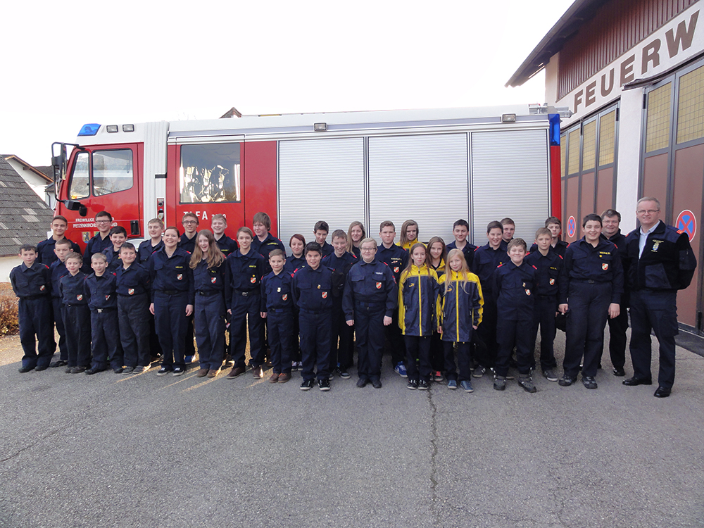 Leistungsbewerb Feuerwehrtechnik der Feuerwehrjugend Gruppenfoto